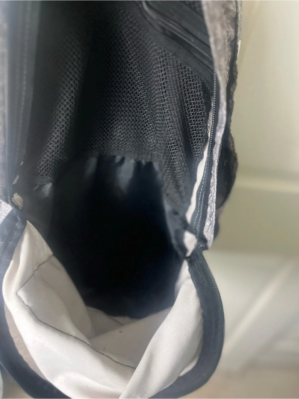PINK Victoria's Secret Heather Gray & Black Classic Backpack